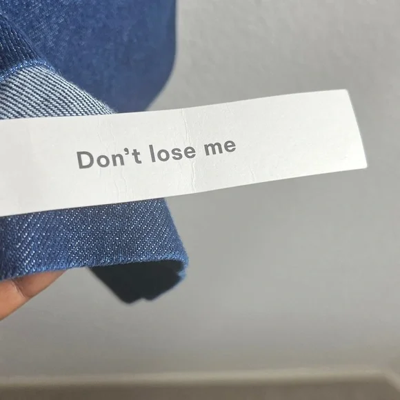 REFORMATION women’s ARELLA DENIM MINI DRESS NWT size 4, 10, 12 - Picture 12 of 16